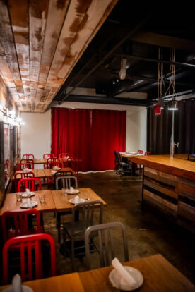 Private event space at Pizzeria Libretto Danforth