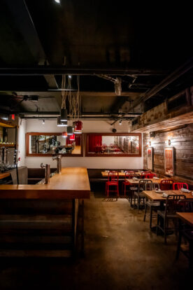 Private event space at Pizzeria Libretto Danforth